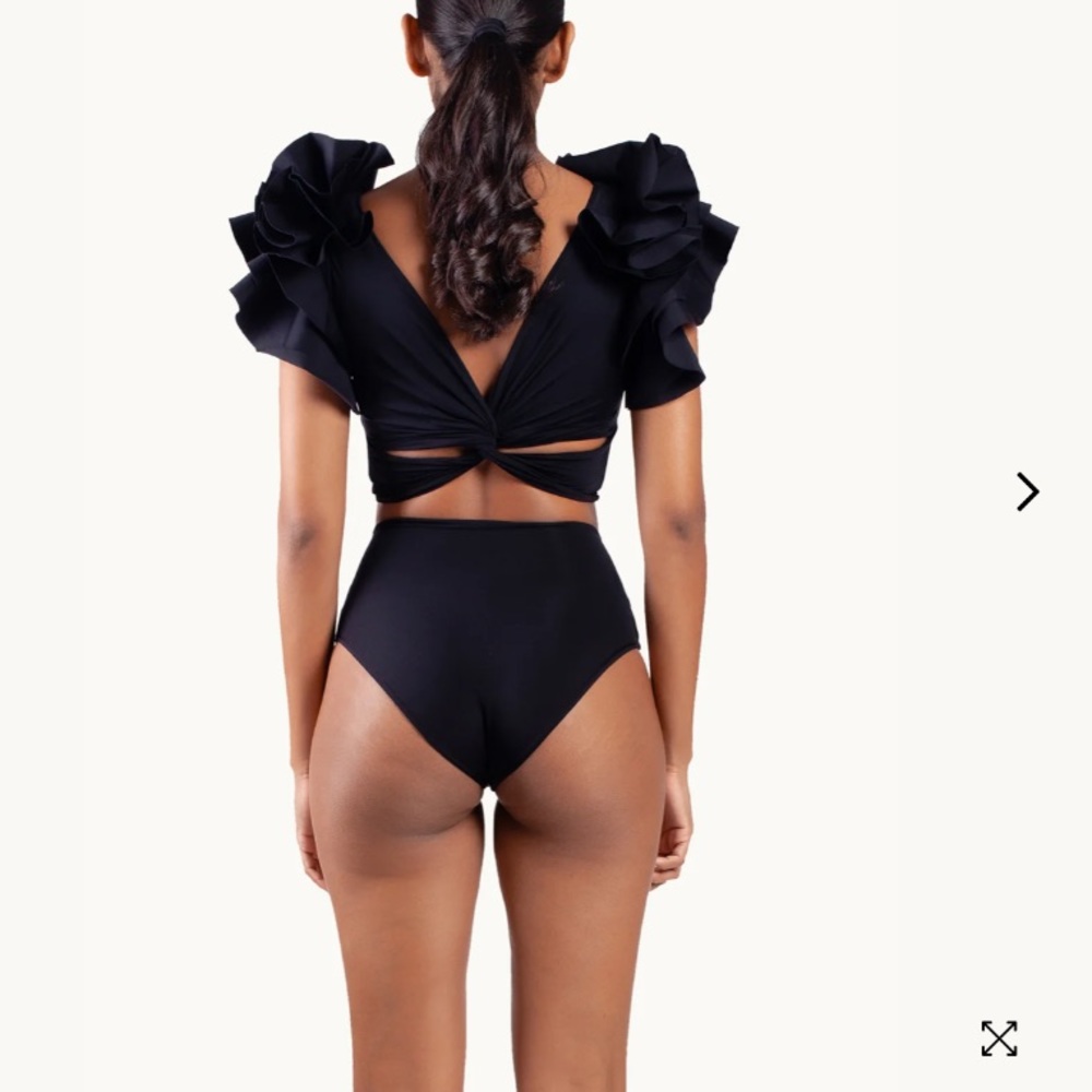 MAYGEL CORONEL Kai two pieces swimsuit black - Picture 4 of 10